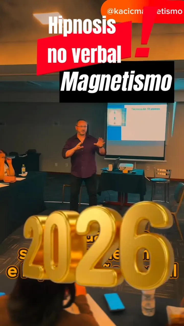 Observa una clase de hipnosis no verbal y magnetismo.